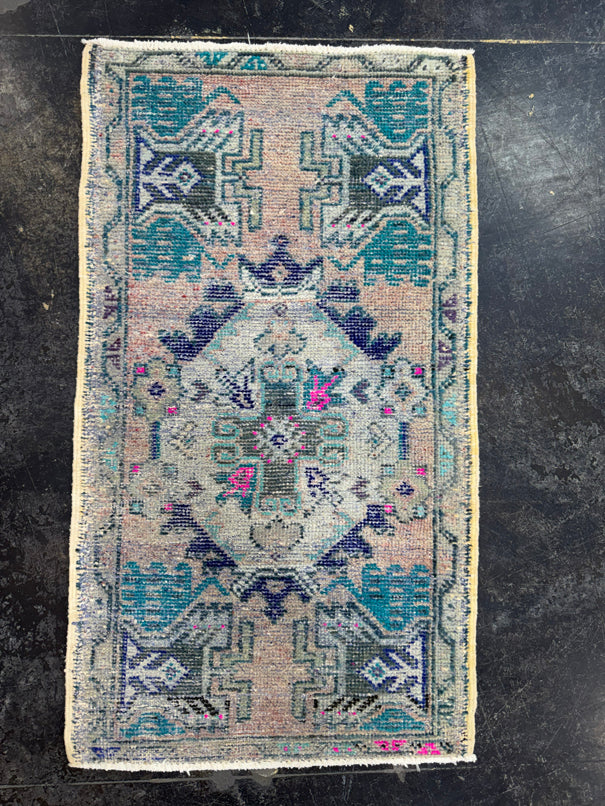 Turkish Yastik Rug 1'8" x 2'11" #23879