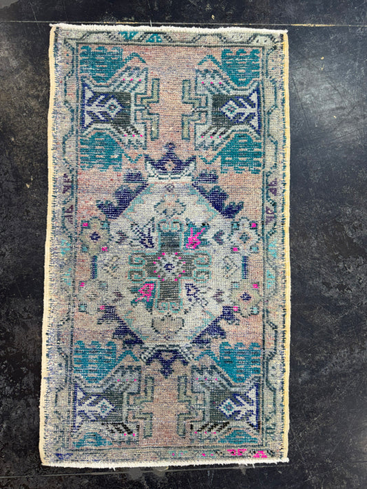 Turkish Yastik Rug 1'8" x 2'11" #23879