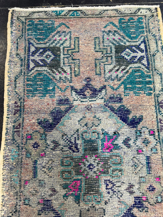 Turkish Yastik Rug 1'8" x 2'11" #23879