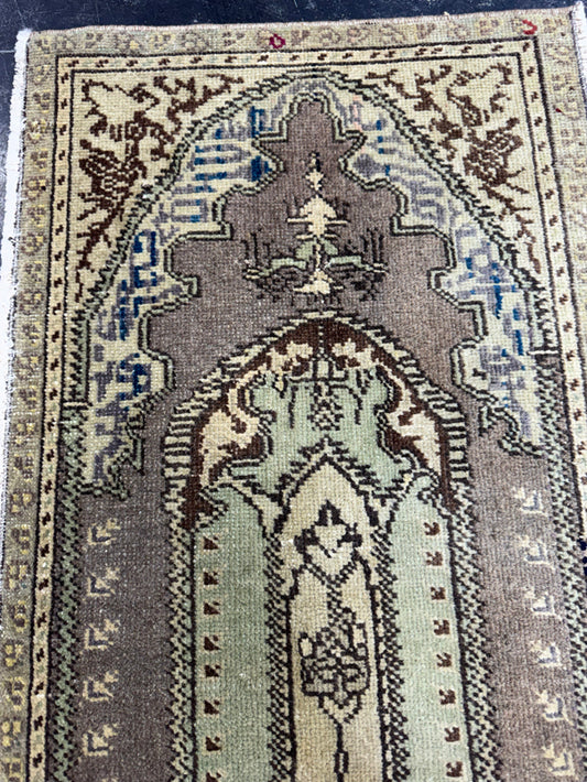 Turkish Yastik Rug 1'8" x 3'1" #23880