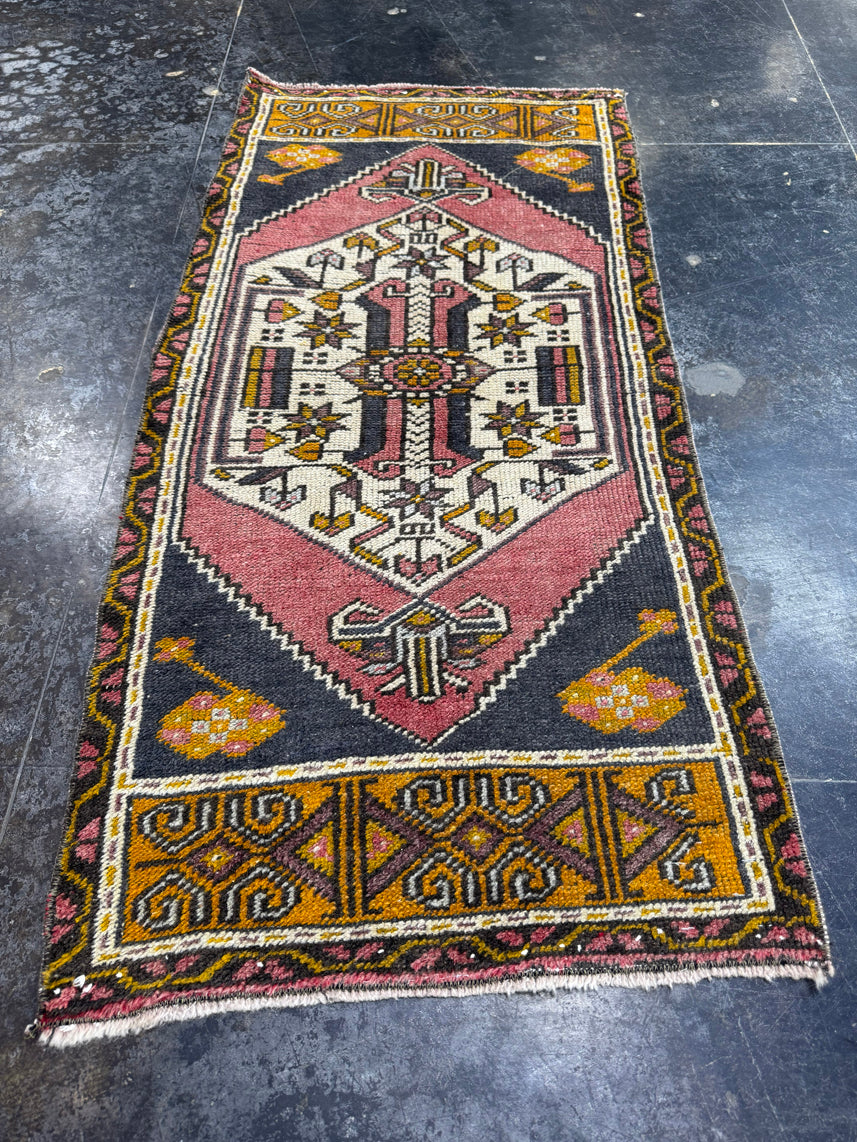 Turkish Yastik Rug 1'11" x 4' #23871