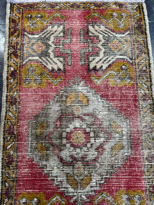 Turkish Yastik Rug 1'9" x 3'5" #23873
