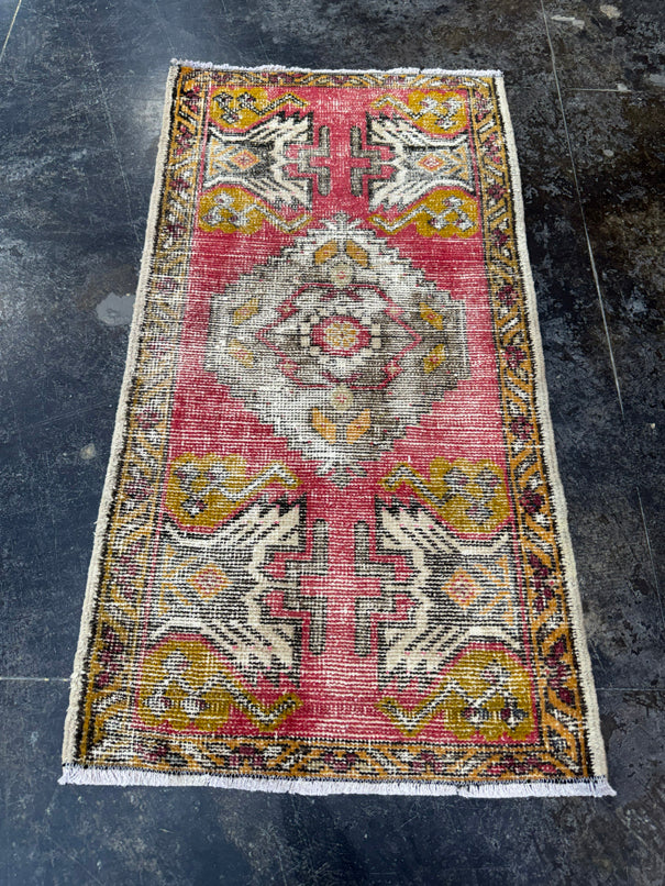 Turkish Yastik Rug 1'9" x 3'5" #23873