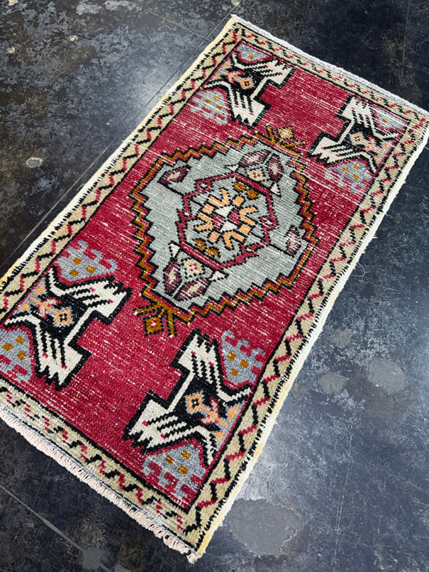 Turkish Yastik Rug 1'8" x 3' #23858