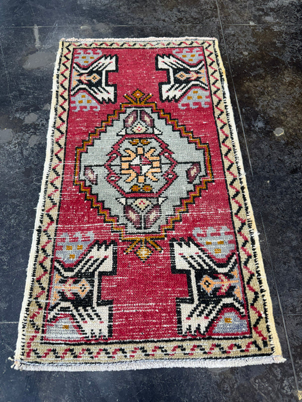 Turkish Yastik Rug 1'8" x 3' #23858
