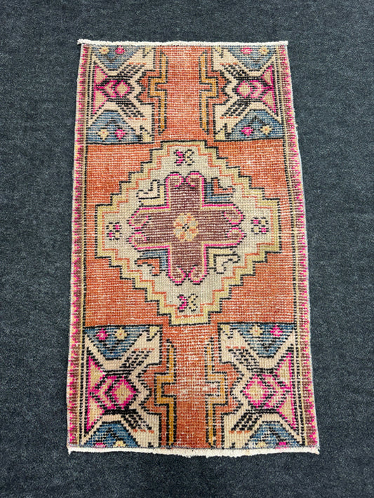 Turkish Yastik Rug 1'10" x 4'1" #23864