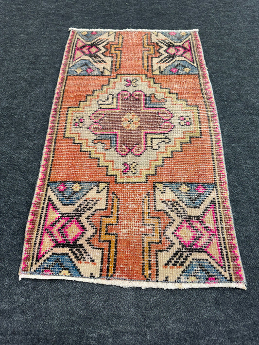 Turkish Yastik Rug 1'10" x 4'1" #23864