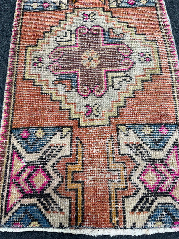 Turkish Yastik Rug 1'10" x 4'1" #23864