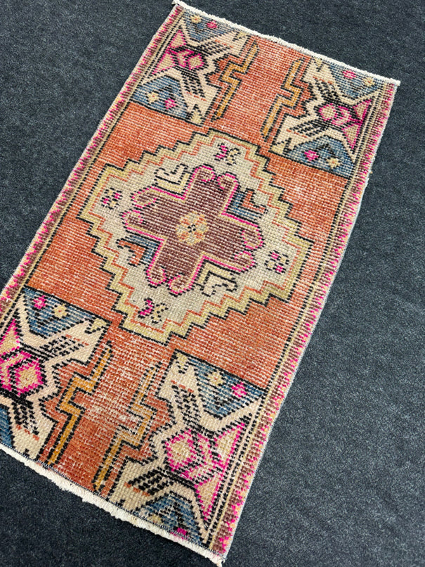 Turkish Yastik Rug 1'10" x 4'1" #23864