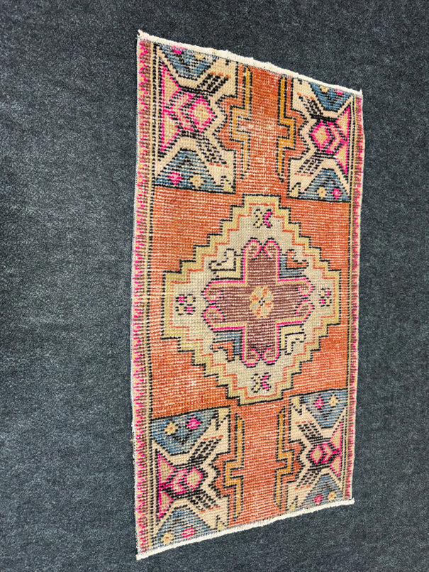 Turkish Yastik Rug 1'10" x 4'1" #23864