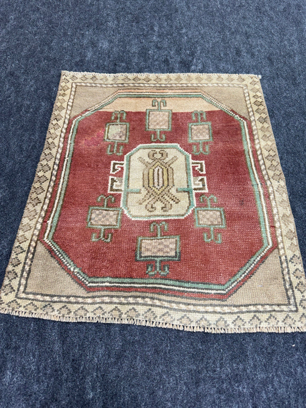 Turkish Yastik Rug 1'9" x 2'1" #23818