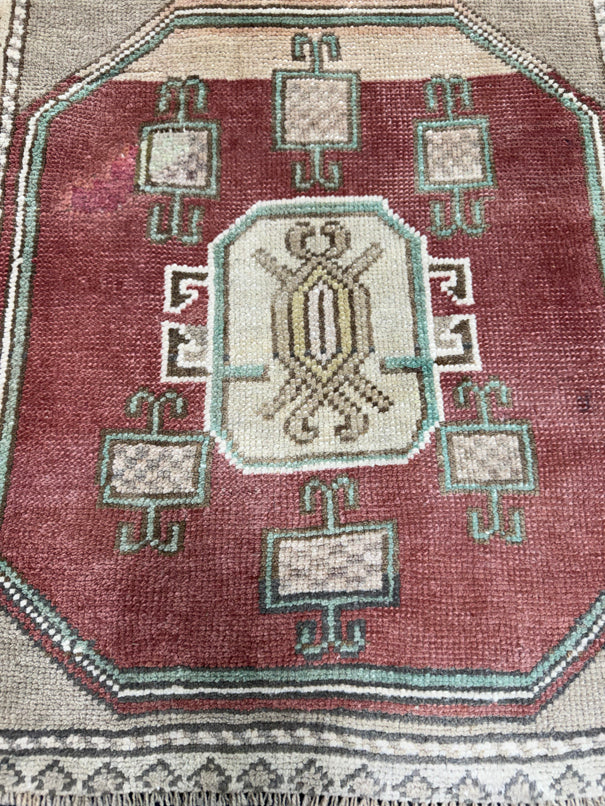 Turkish Yastik Rug 1'9" x 2'1" #23818