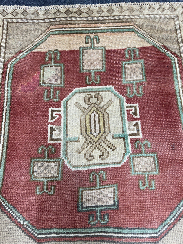 Turkish Yastik Rug 1'9" x 2'1" #23818