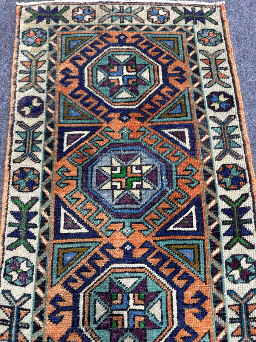 Turkish Yastik Rug 1'11" x 3'6" #23819
