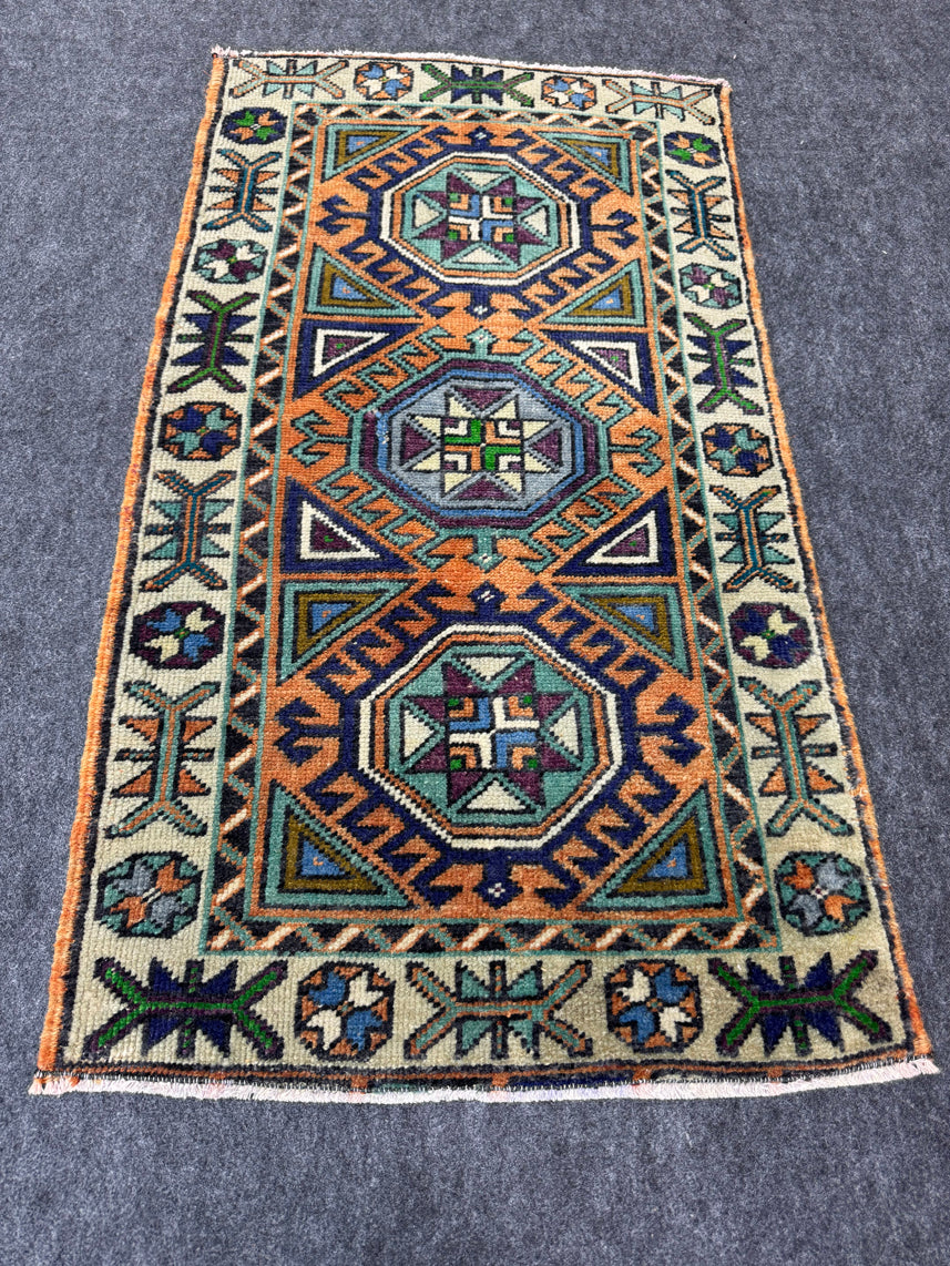 Turkish Yastik Rug 1'11" x 3'6" #23819