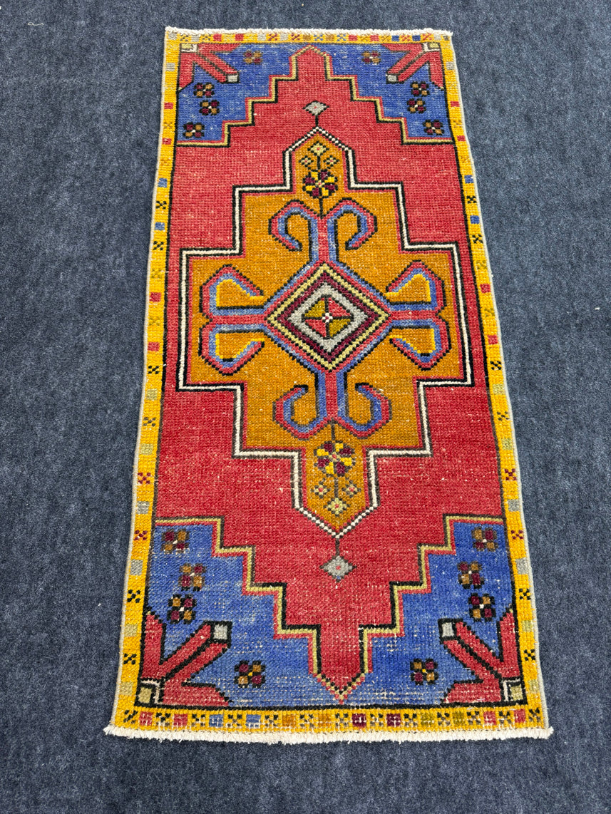 Turkish Yastik Rug 1'10" x 4' #23782