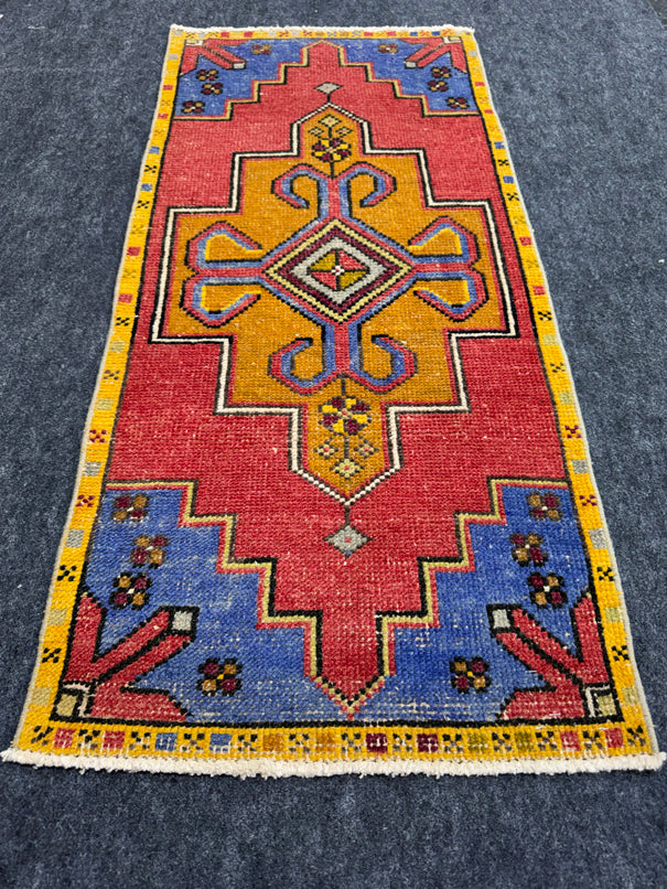 Turkish Yastik Rug 1'10" x 4' #23782