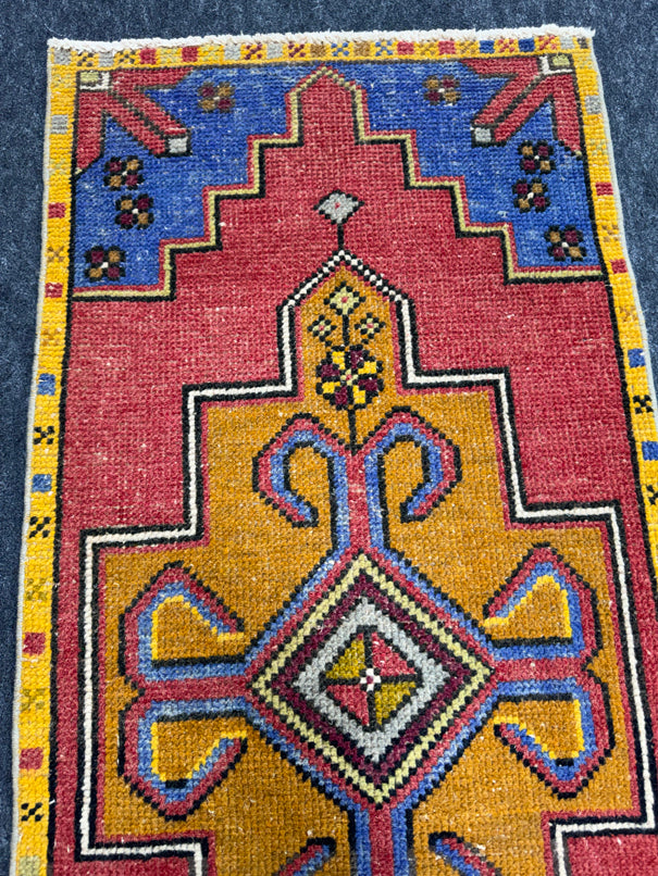 Turkish Yastik Rug 1'10" x 4' #23782