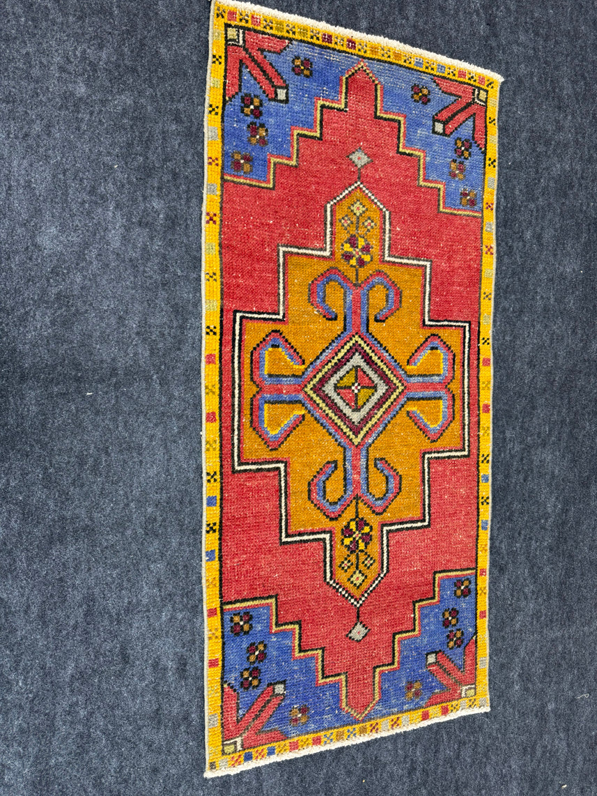 Turkish Yastik Rug 1'10" x 4' #23782