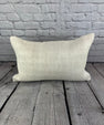 16 x 24 Hemp Pillow Turkish Cushion Natural White Pillow Cushion Cover #6178
