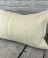 16 x 24 Hemp Pillow Turkish Cushion Natural White Pillow Cushion Cover #6197
