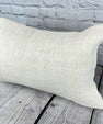 16 x 24 Hemp Pillow Turkish Cushion Natural White Pillow Cushion Cover #6159
