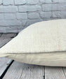 16 x 24 Hemp Pillow Turkish Cushion Natural White Pillow Cushion Cover #6159