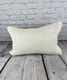 16 x 24 Hemp Pillow Turkish Cushion Natural White Pillow Cushion Cover #6182