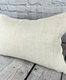 16 x 24 Hemp Pillow Turkish Cushion Natural White Pillow Cushion Cover #6182