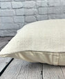 16 x 24 Hemp Pillow Turkish Cushion Natural White Pillow Cushion Cover #6182