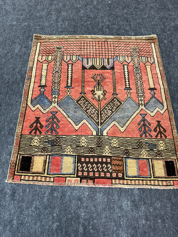 Turkish Yastik Rug 2'1" x 2'5" #24223