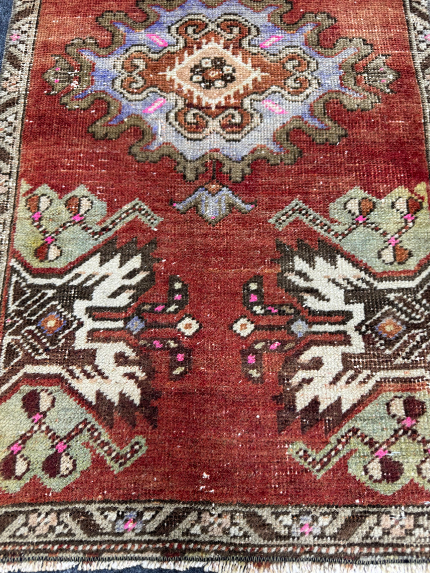 Turkish Yastik Rug 1'6" x 2'11" #24202