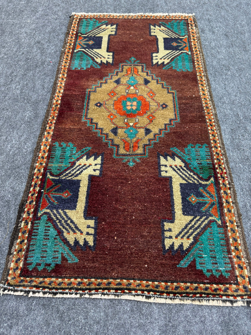 Turkish Yastik Rug 1'8" x 3'4" #24197