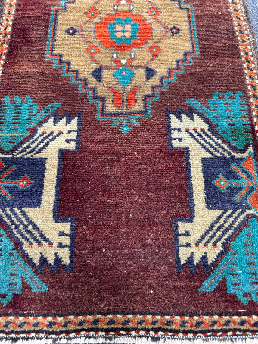 Turkish Yastik Rug 1'8" x 3'4" #24197