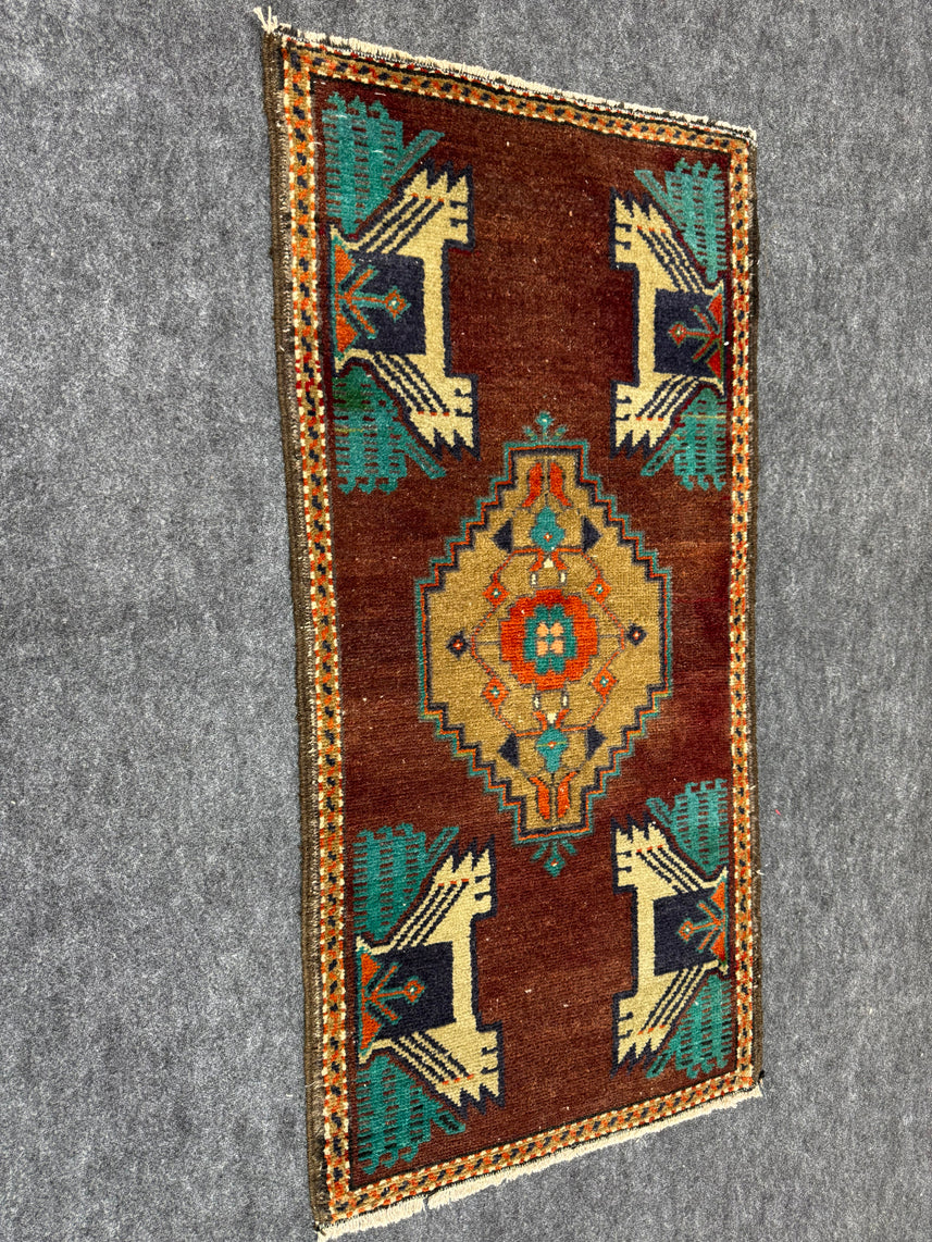 Turkish Yastik Rug 1'8" x 3'4" #24197