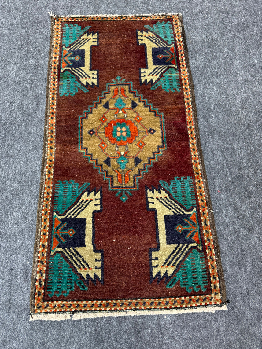 Turkish Yastik Rug 1'8" x 3'4" #24197