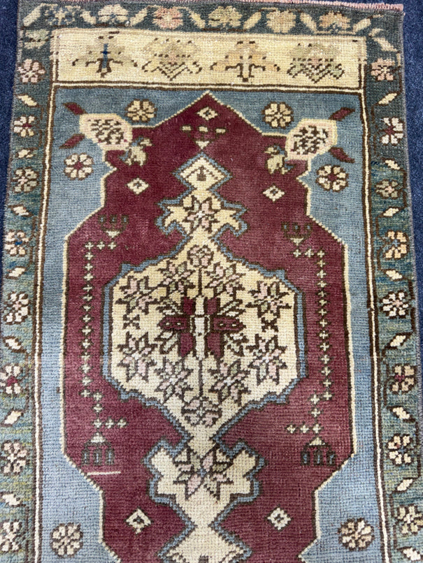 Turkish Yastik Rug 1'10" x  3'5" #24172