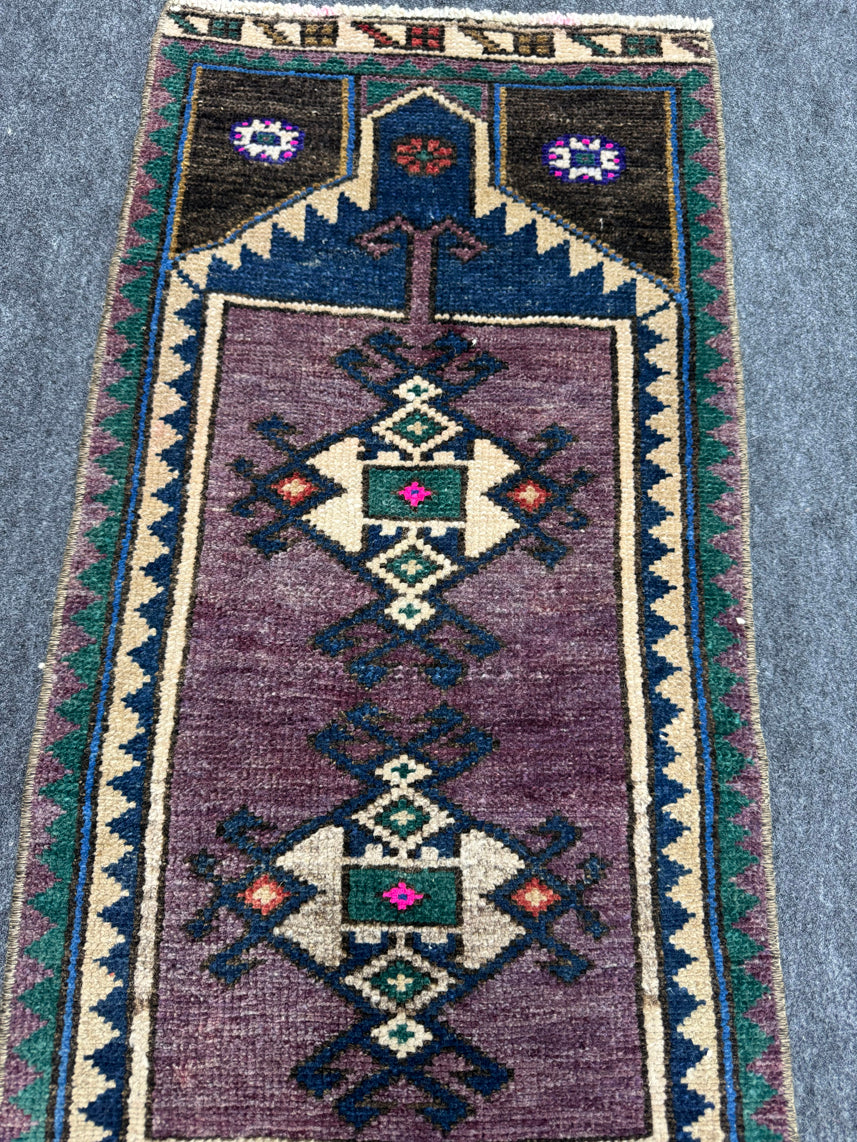Turkish Yastik Rug 1'3" x  3' #24131