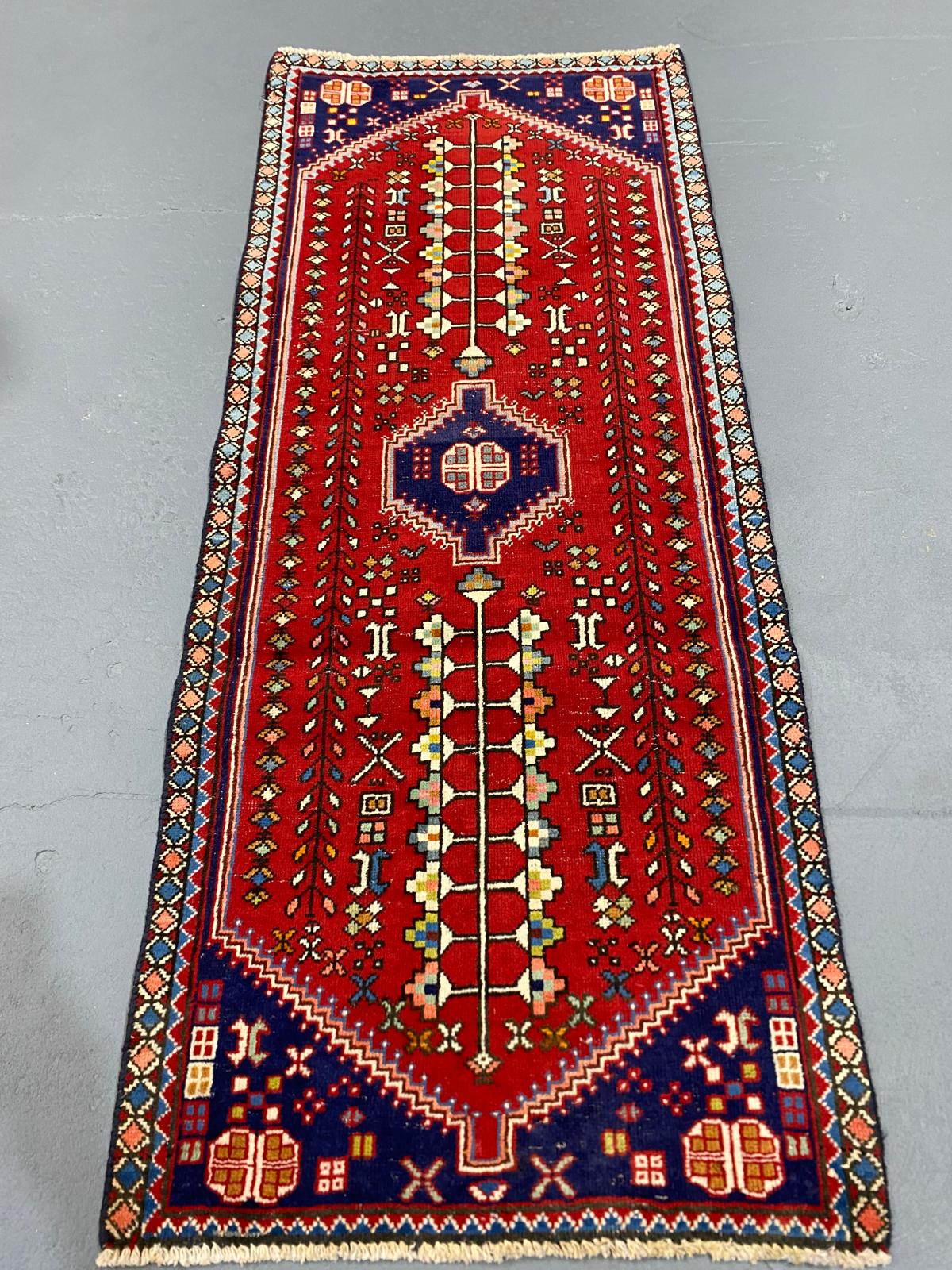 Oriental Handmade Vintage Rug 2' x 4'10" #21447
