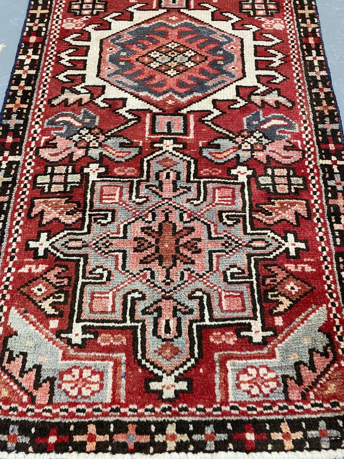 Oriental Handmade Vintage Rug 1'10" x 3'11" #21445