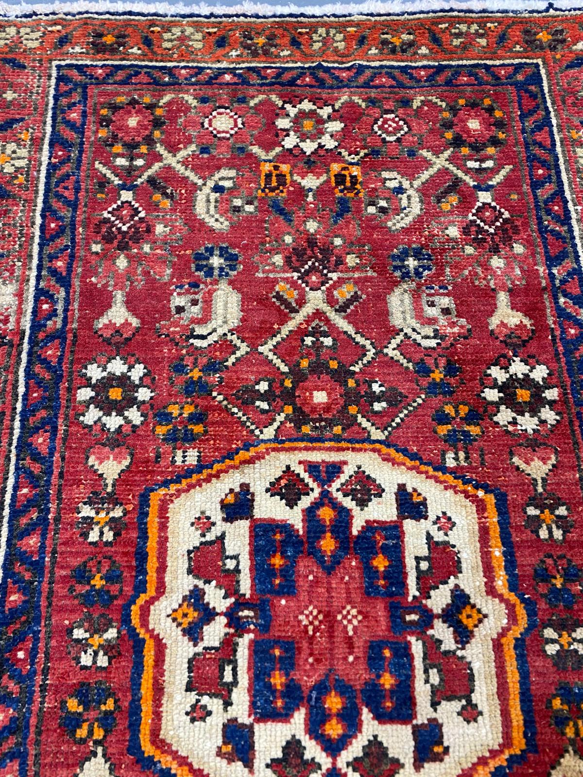 Oriental Handmade Vintage Rug 2'3" x 4' #21443