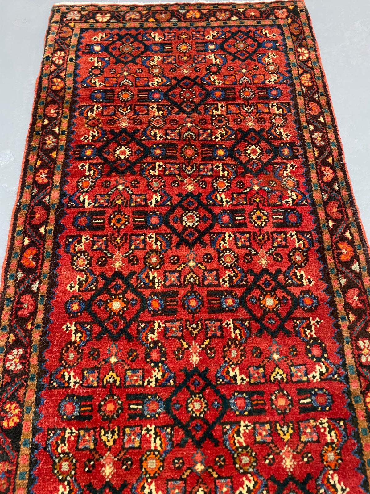 Oriental Handmade Vintage Rug 2'1" x 6'5" #21439