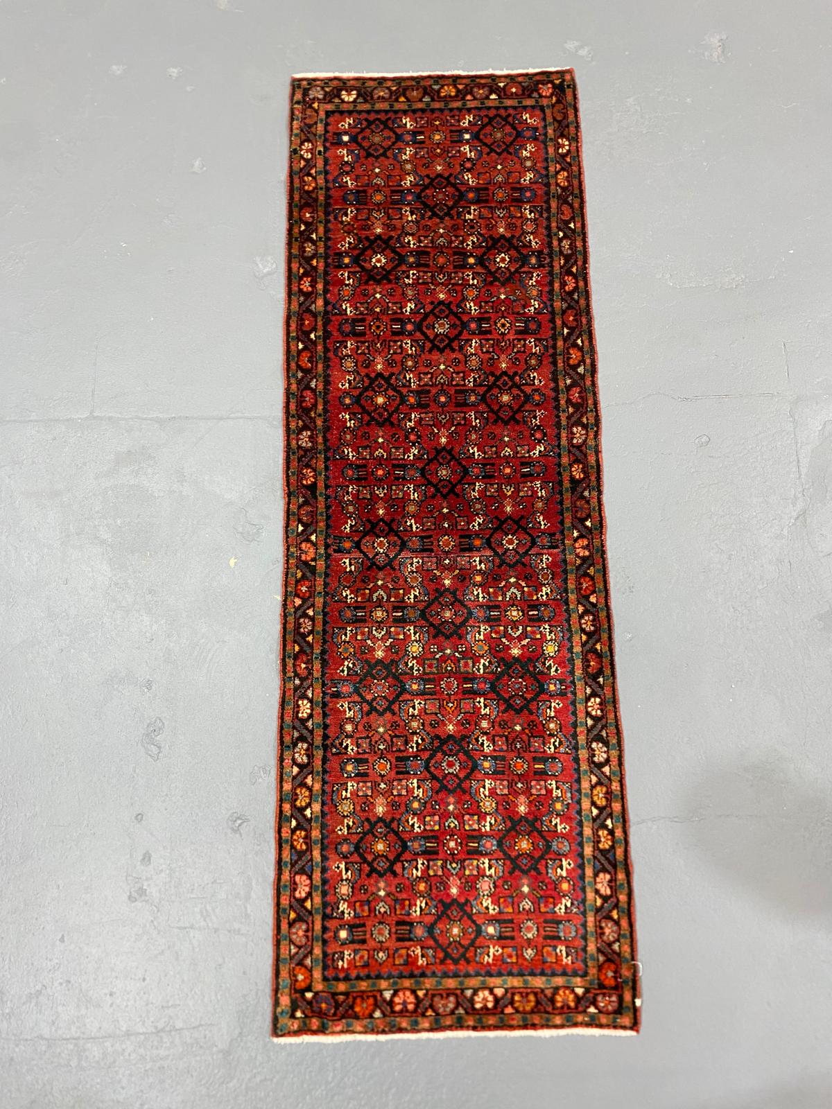 Oriental Handmade Vintage Rug 2'1" x 6'5" #21439