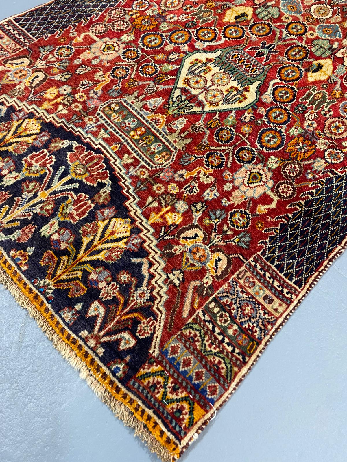 Oriental Handmade Vintage Rug 3'3" x 6'3" #21438