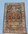Oriental Handmade Vintage Rug 4' x 5'8" #21437