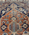 Oriental Handmade Vintage Rug 4' x 5'8" #21437