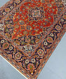 Oriental Handmade Vintage Rug 3'7" x 5'6" #21433