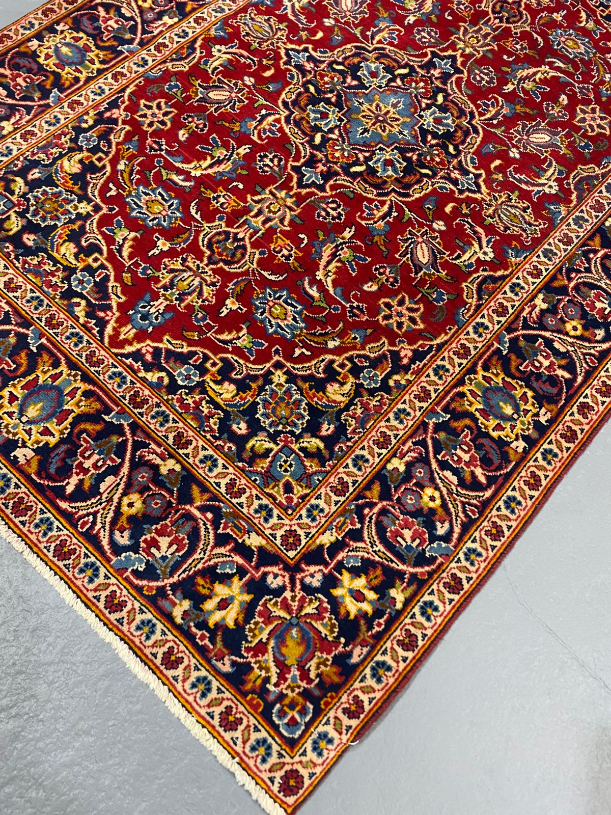 Oriental Handmade Vintage Rug 3'8" x 5'2" #21431