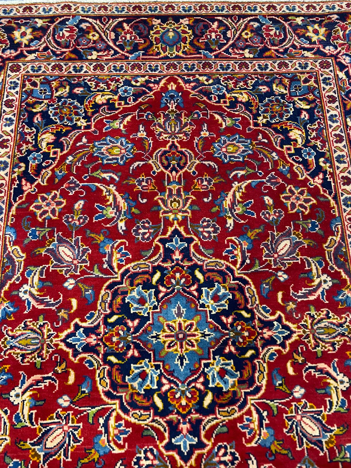 Oriental Handmade Vintage Rug 3'8" x 5'2" #21431