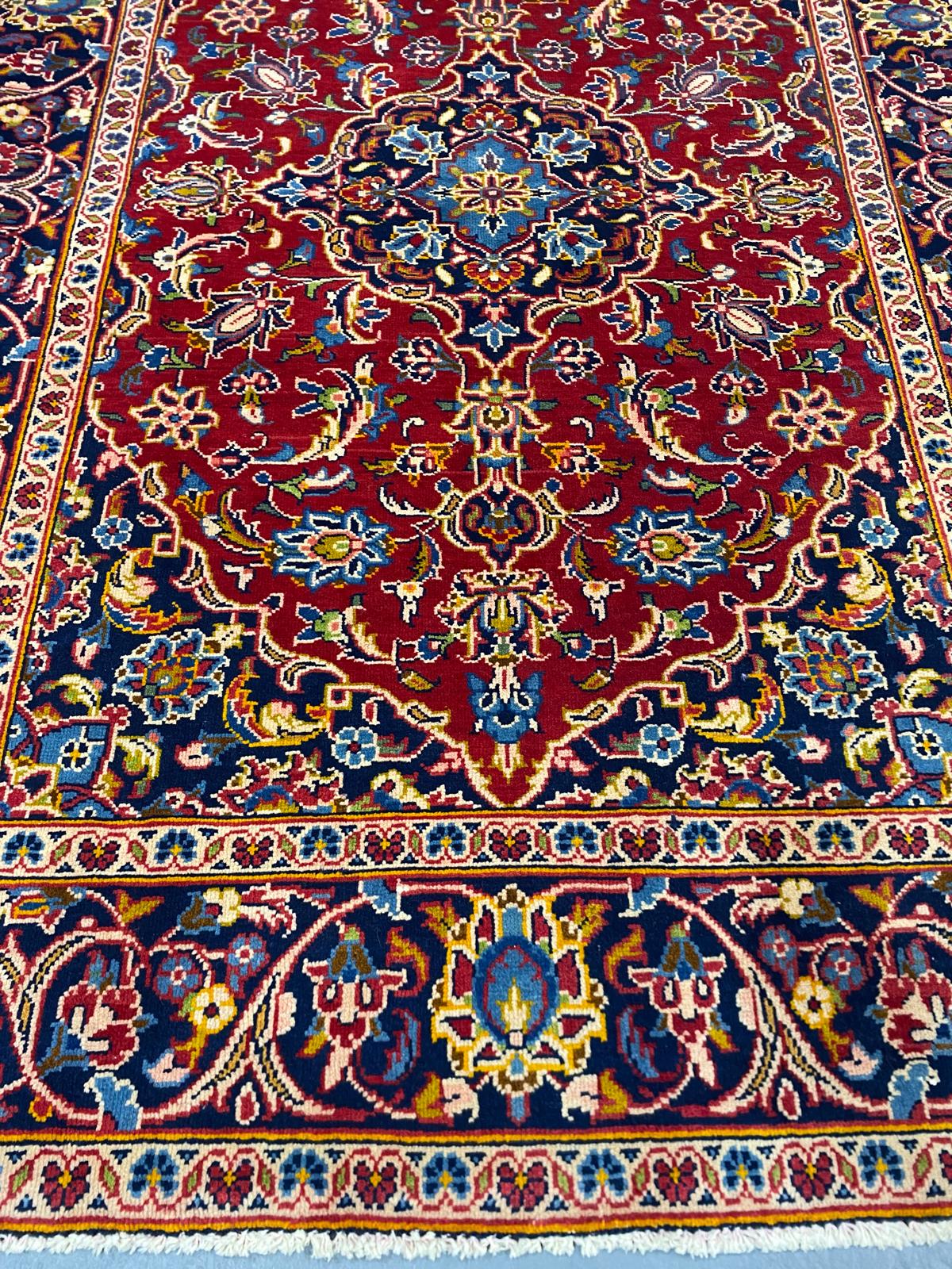 Oriental Handmade Vintage Rug 3'8" x 5'2" #21431